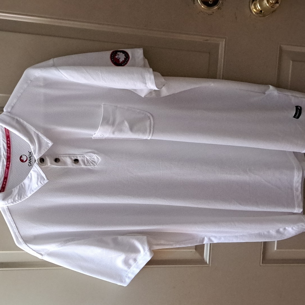 Canada Weathergear White Polo Shirt